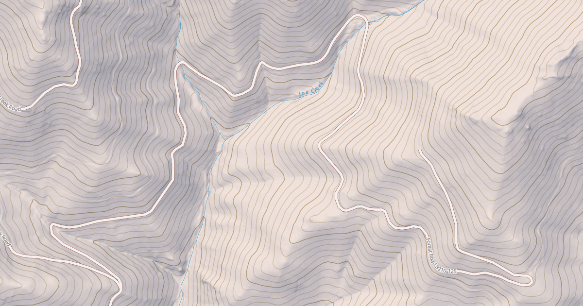 Map preview of JOE CREEK LOOP