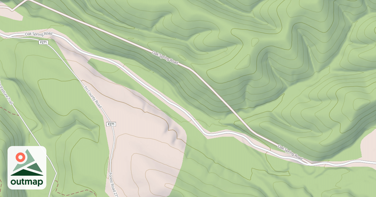 Map of OAK SPRING FARM