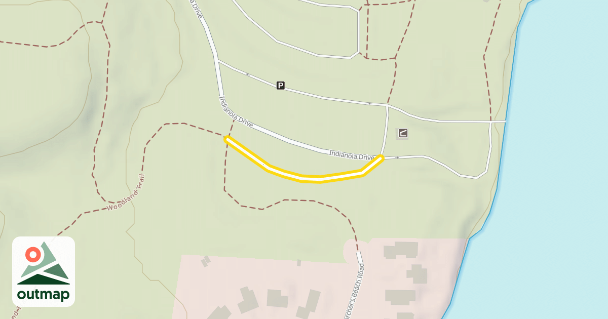 Map of Woodland Trail