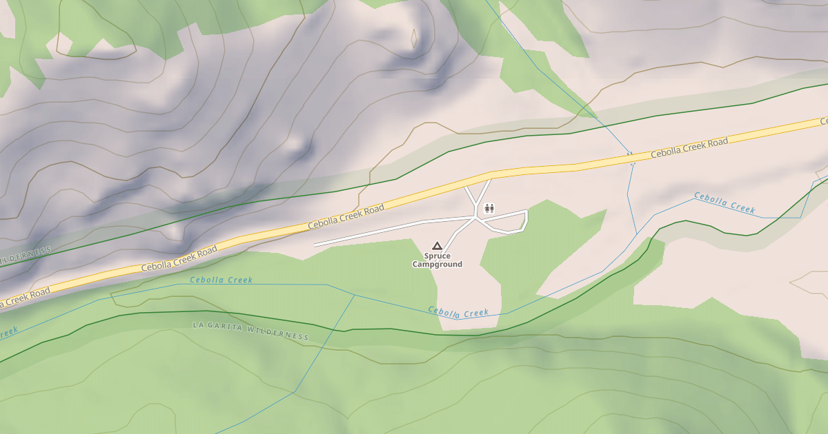 Map preview of SPRUCE CG