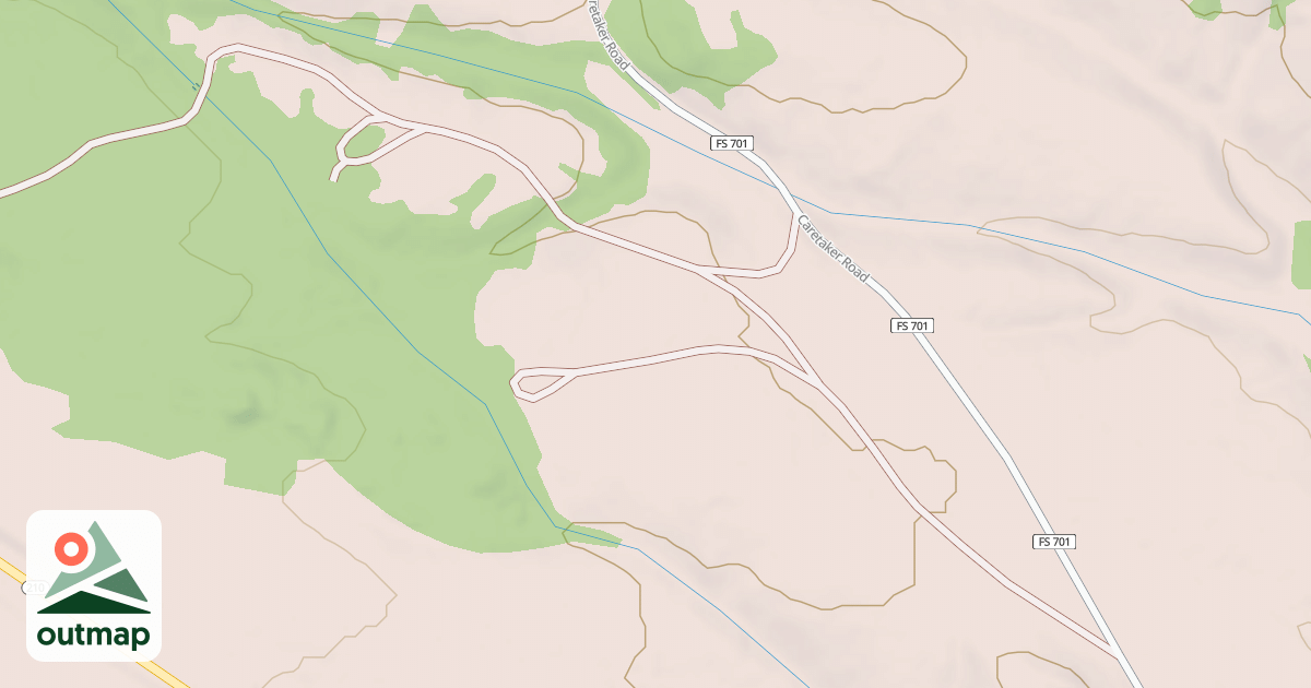 Map of CARETAKERS CABIN RD