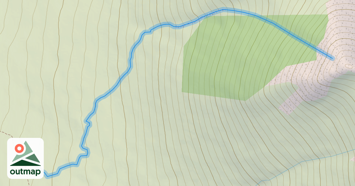 Map of Rough Around the Edges Trail