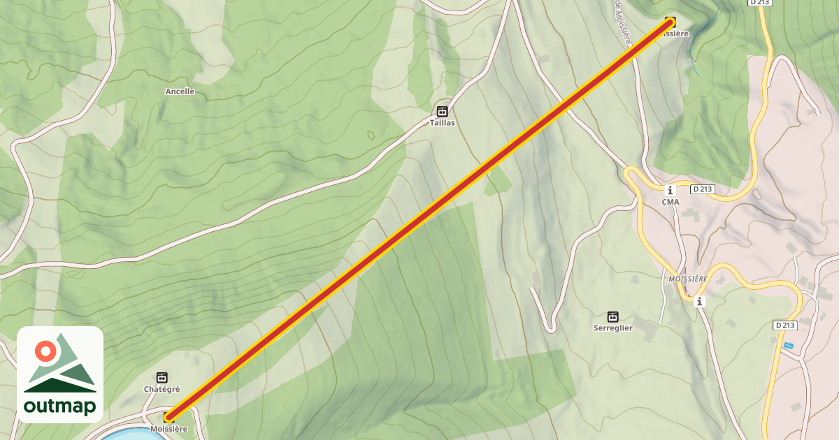 Map of Moissière