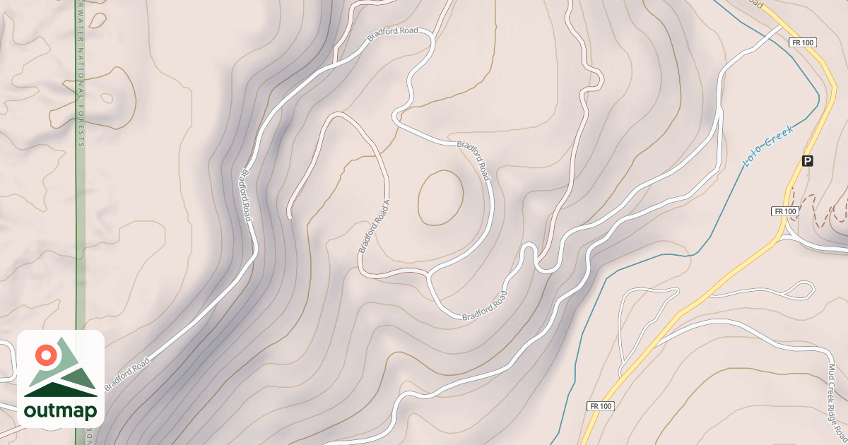 Map of BRADFORD