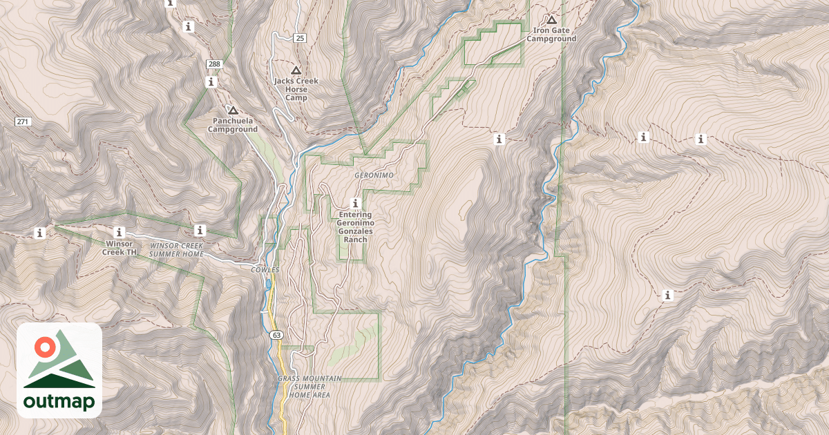 Map of IRON GATE