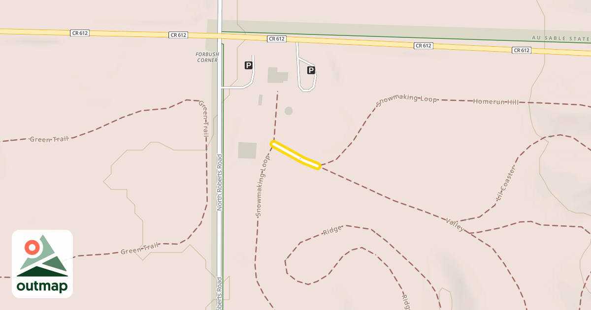 Map of Snowmaking Loop
