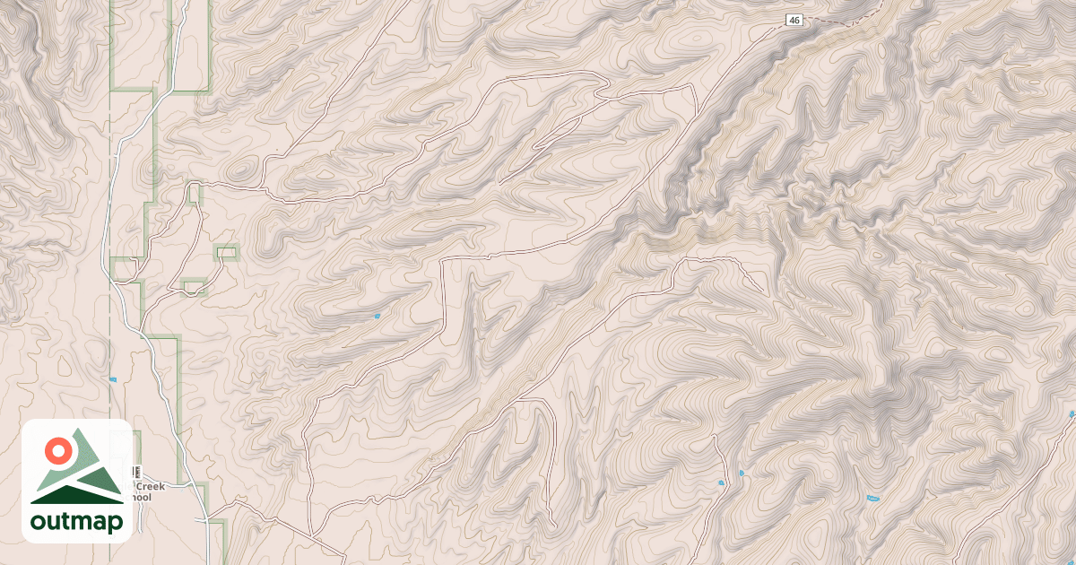 Map of USFS National Forest System Roads {F1456489-4125-4A1D-AD93-AADCEE81FDC4}