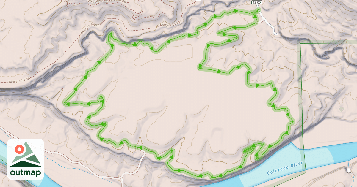 Map of Rustler's Loop