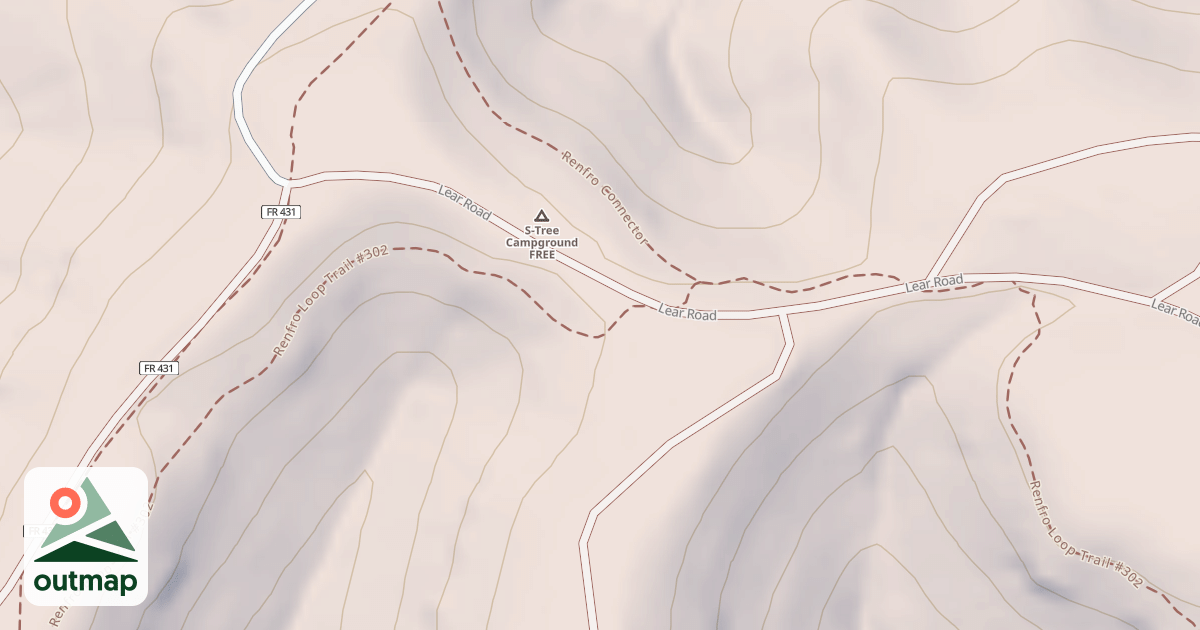 Map of Renfro Loop