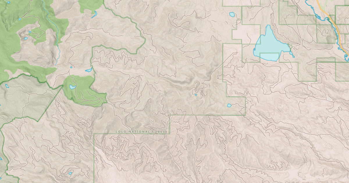 Map preview of Gold Creek