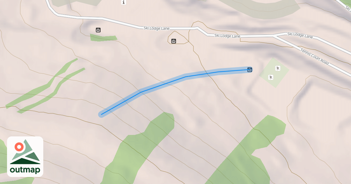 Map of Stowe Slope