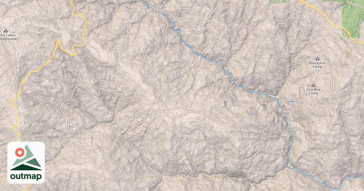 Map of BOARD RIDGE