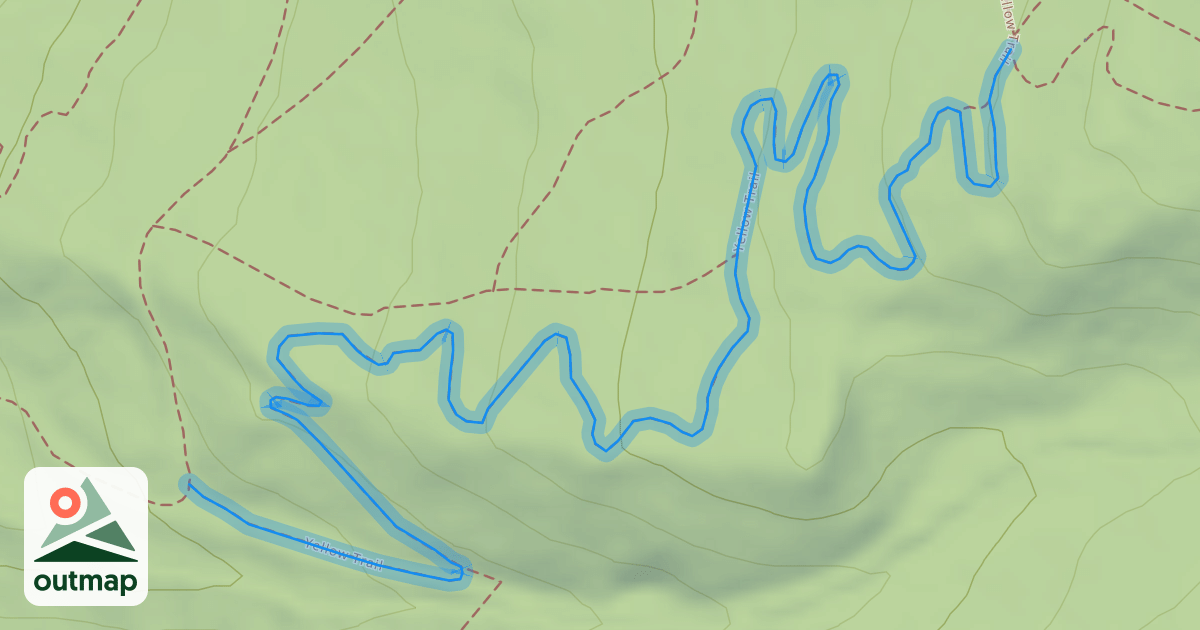 Map of Yellow Trail