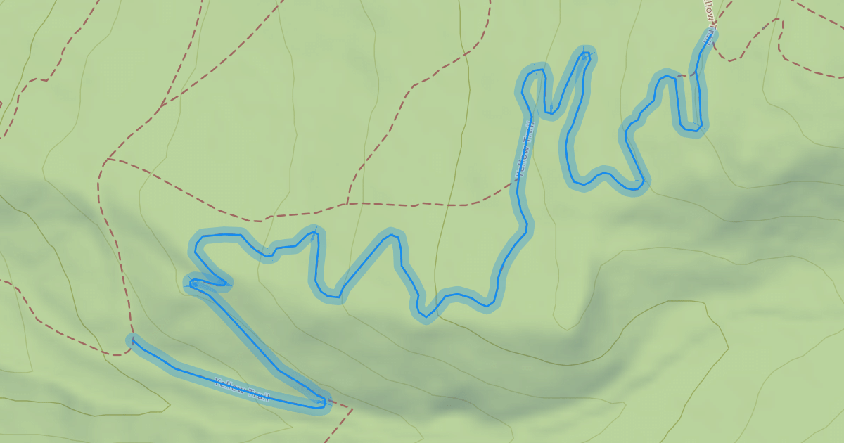 Map preview of Yellow Trail