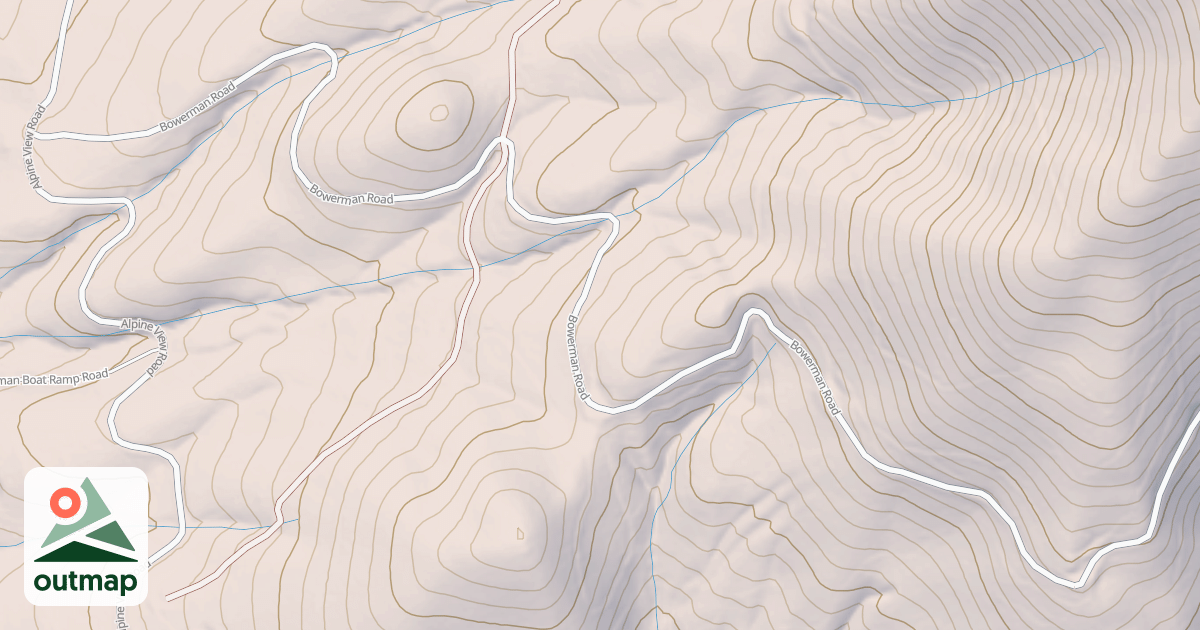Map of BOWERMAN