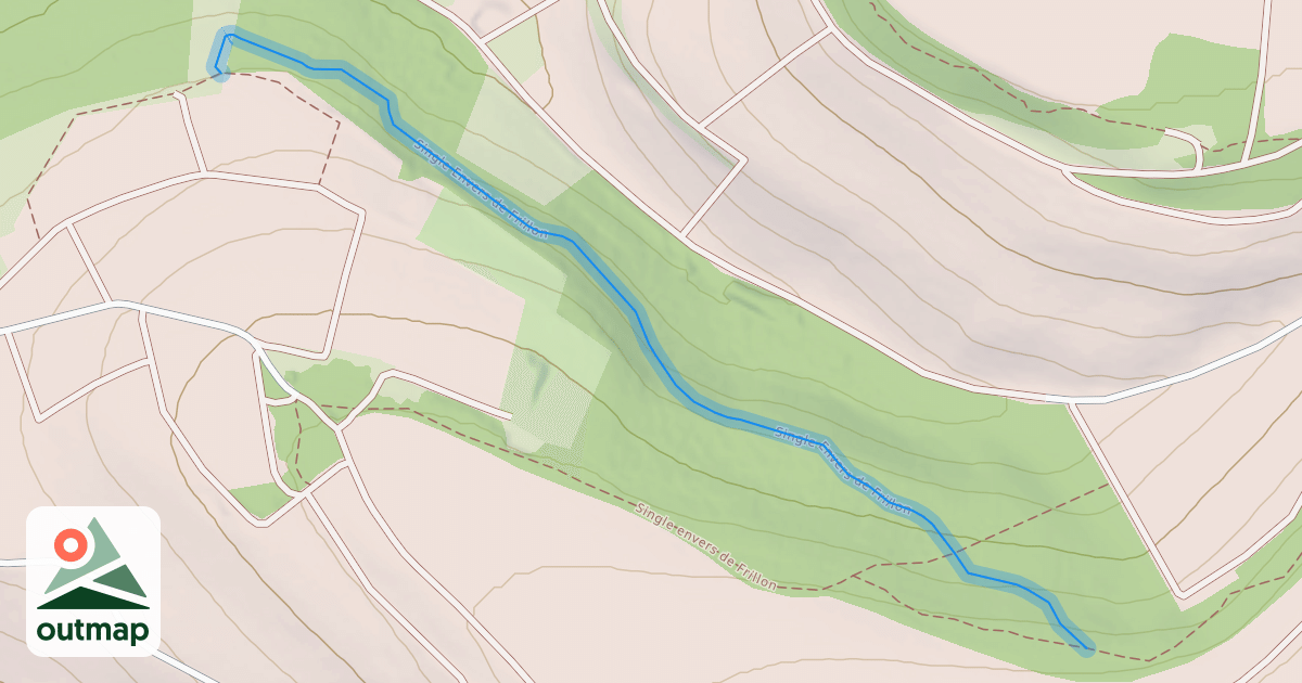 Map of Single Envers de Frillon