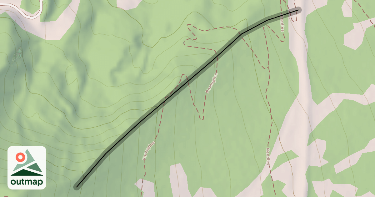 Map of Bear Wallow