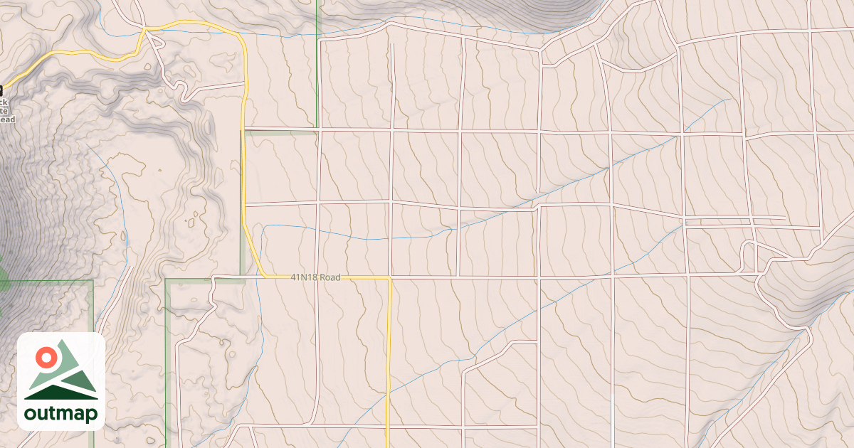 Map of ASH FLAT