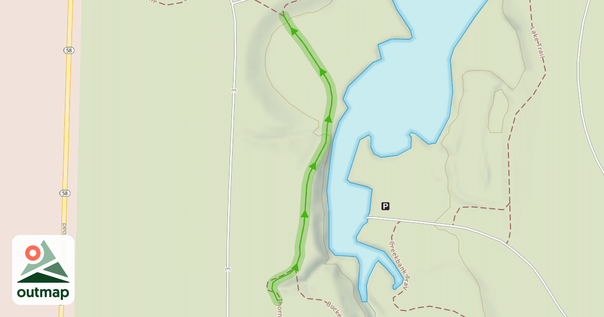 Map of Thorn MTB Trail