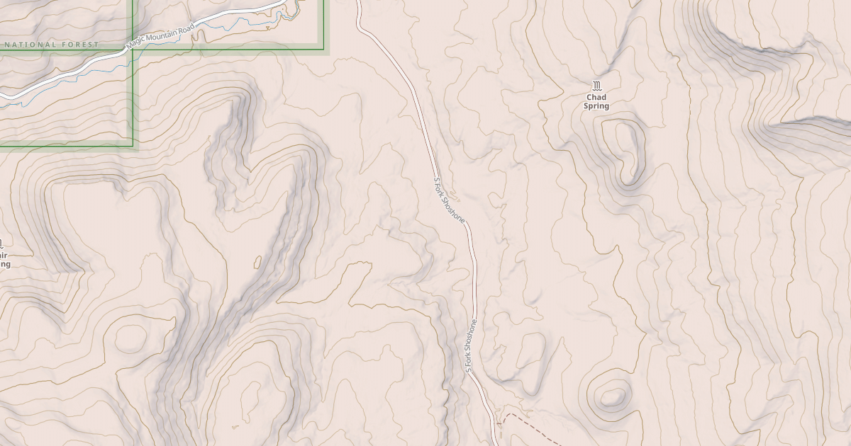 Map preview of Wagonwheel Springs Loop