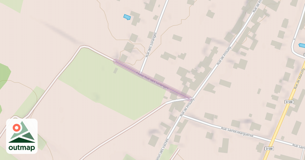 Map of Petite Rue des Soranges