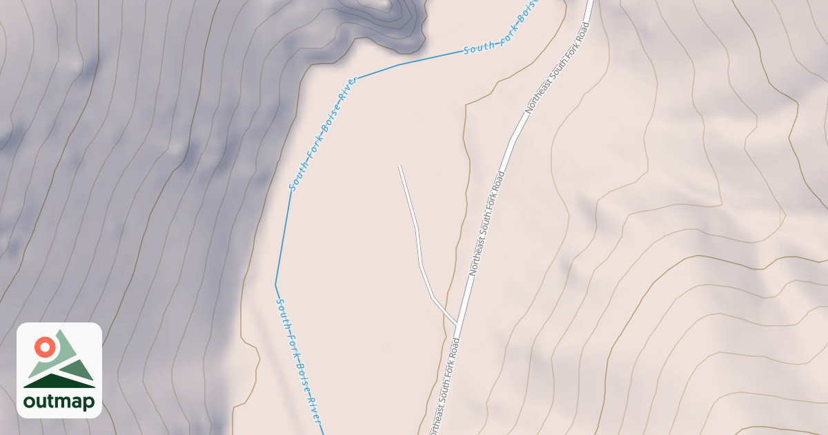 Map of INDIAN ROCK DISPERSED AREA