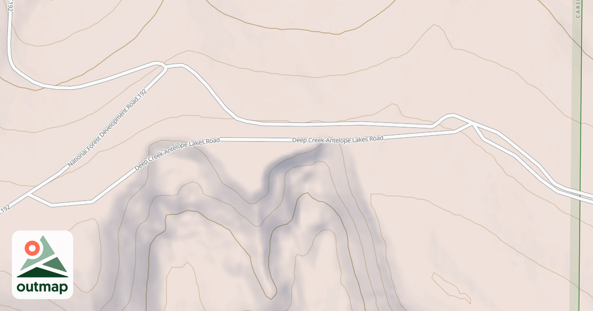 Map of UPPER ANTELOPE