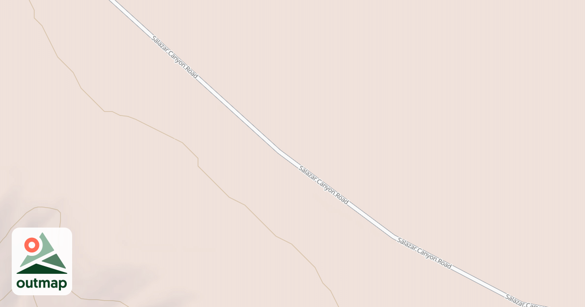 Map of SALAZAR CANYON