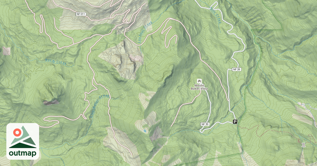 Map of GROUSE BUTTE