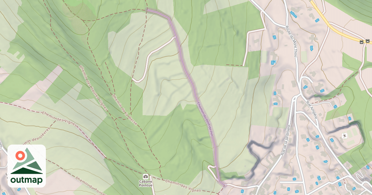 Map of Chemin du Bois de Pin