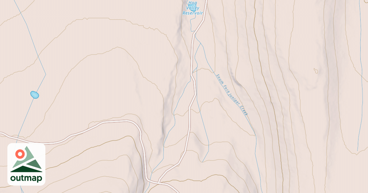 Map of B PACKWOOD SPR SPUR