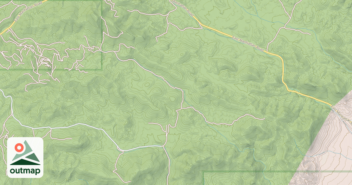 Map of SALISBURY MOUNTAIN ROAD