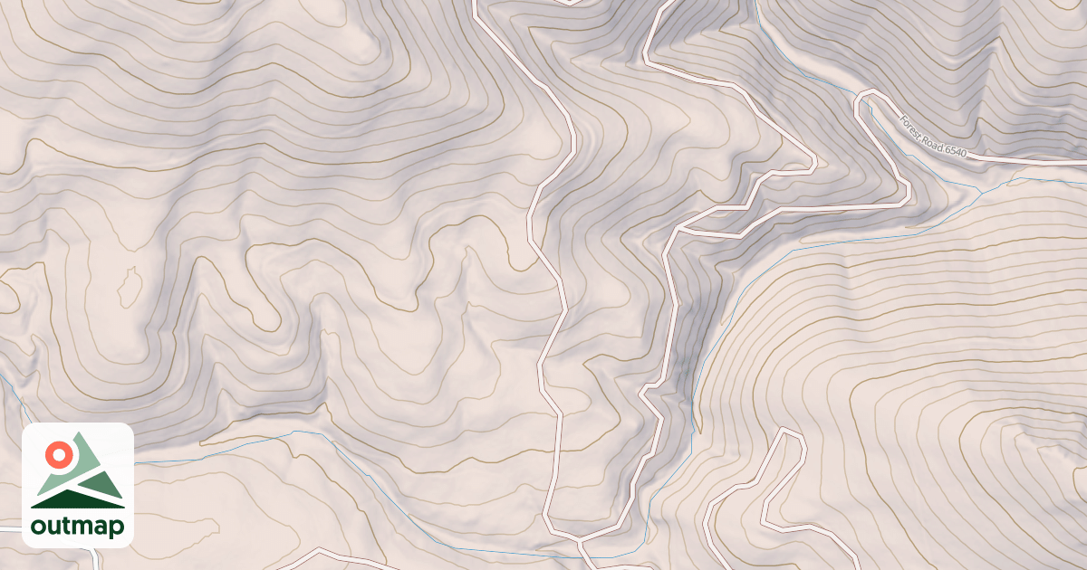 Map of USFS National Forest System Roads {44A65E07-E45B-43BB-A98A-BD37A1A09AD0}