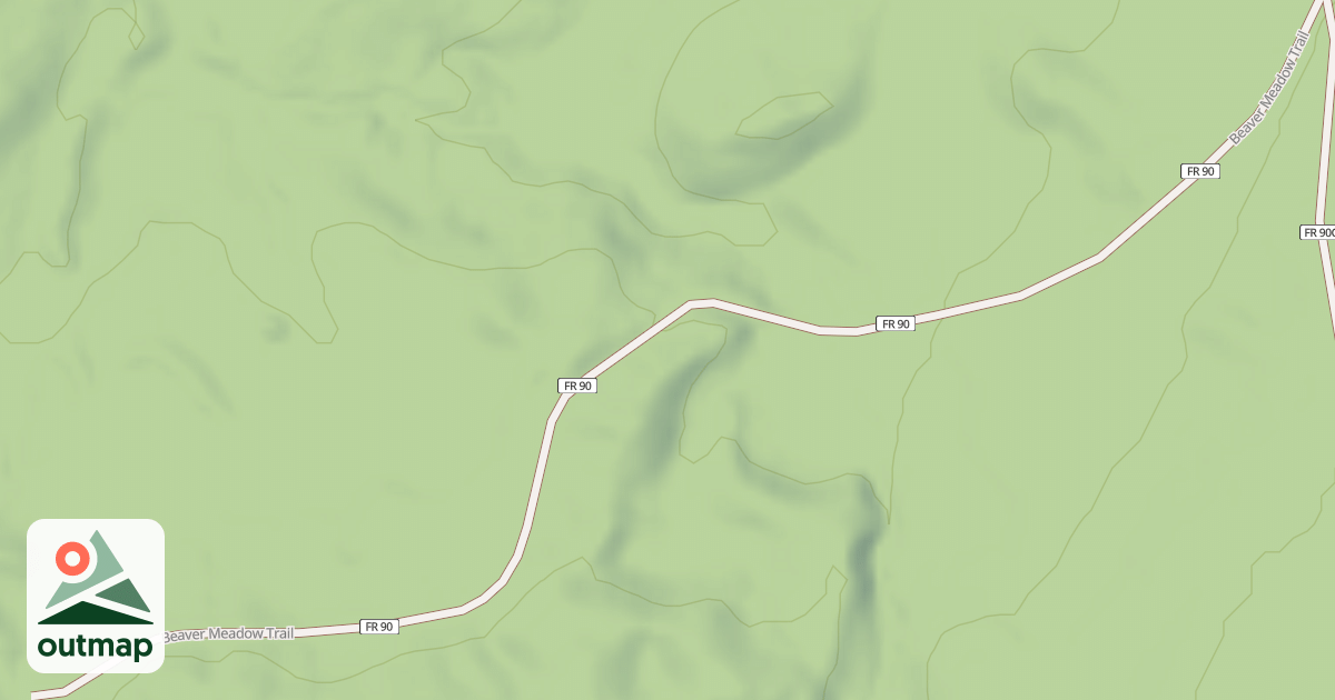 Map of BEAVER MEADOWS