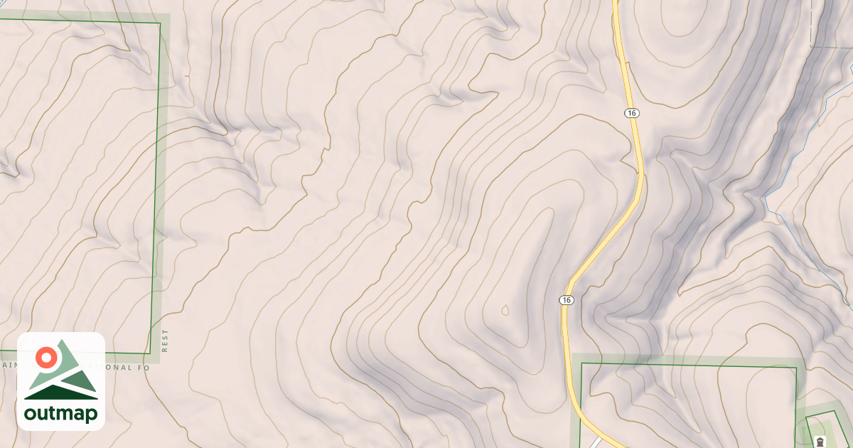 Map of USFS National Forest System Roads {C48F4EFC-B3FD-4F7F-8367-943E55E75E0B}