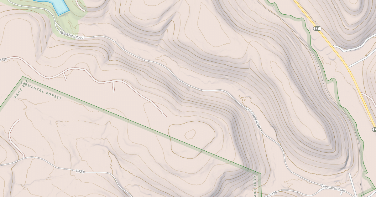 Map preview of TWIN LAKES
