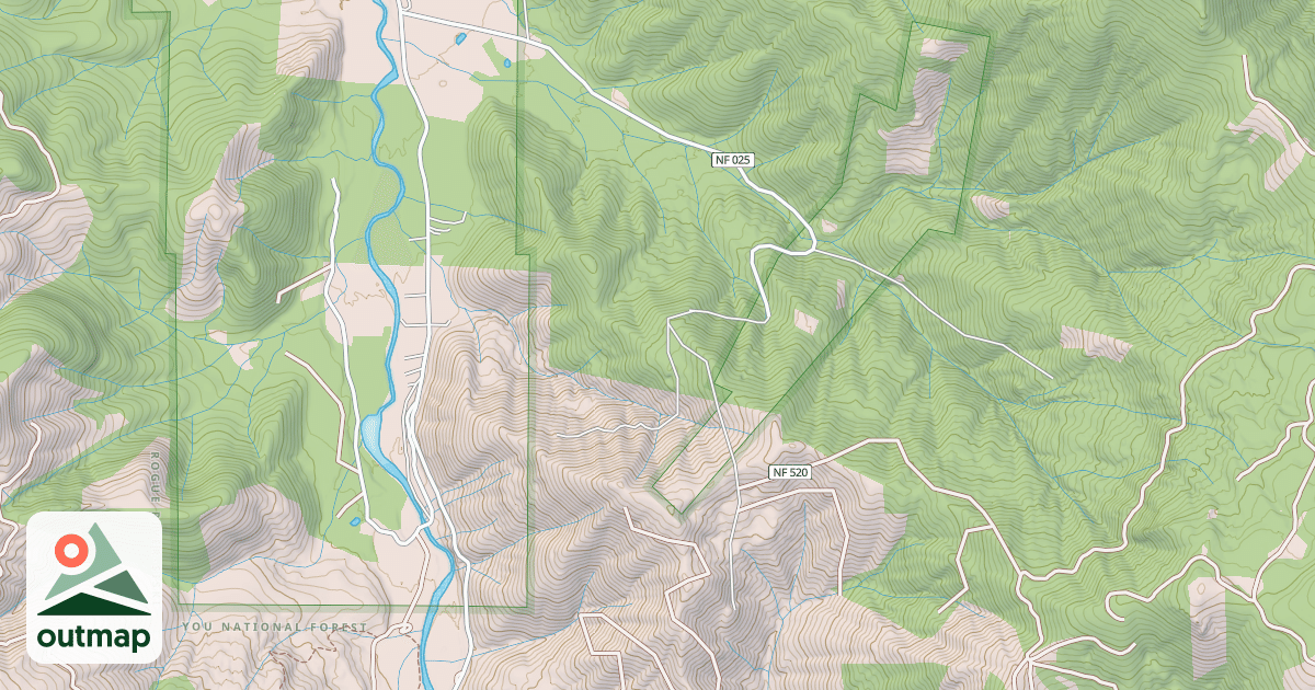 Map of PAGE CREEK