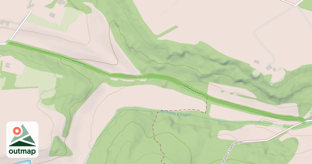 Map of Chemin des Morts