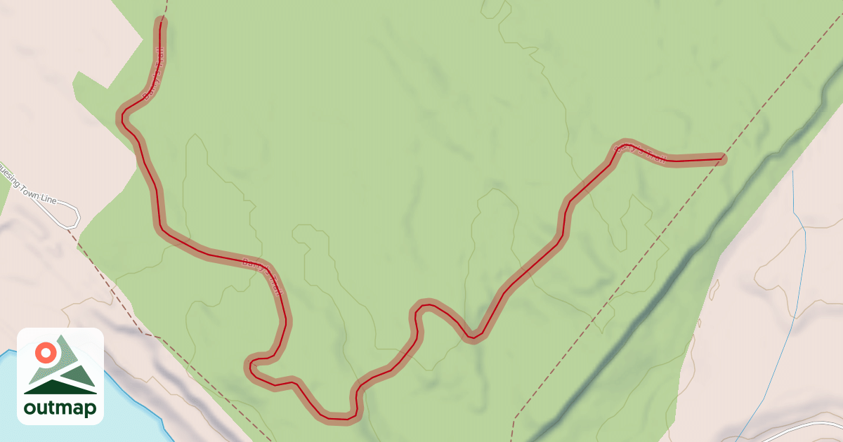 Map of Barry's Trail