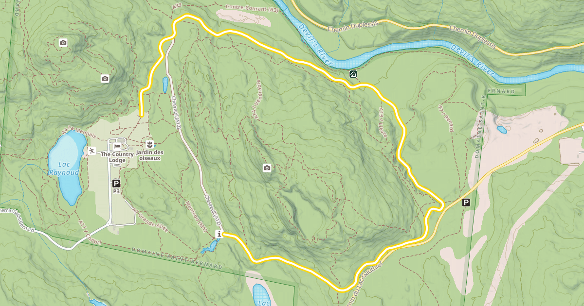 Map preview of A1 Grande-Allée