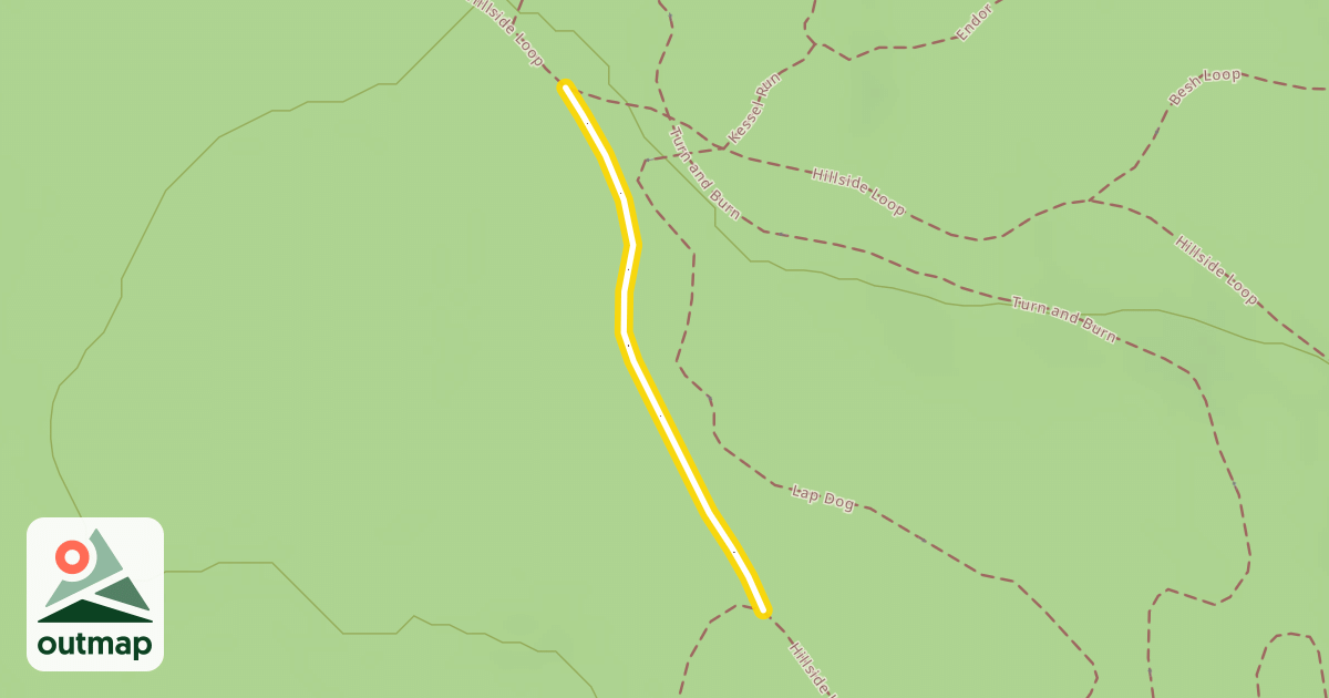 Map of Hillside Loop