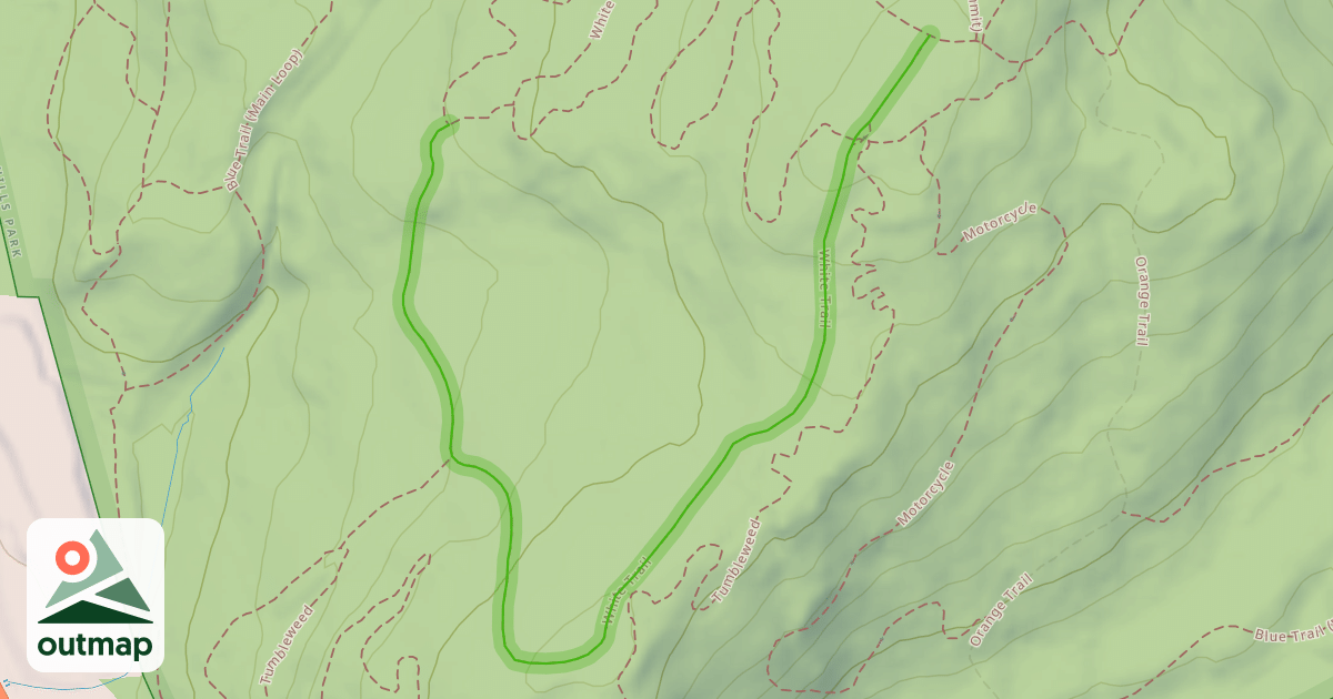 Map of White Trail
