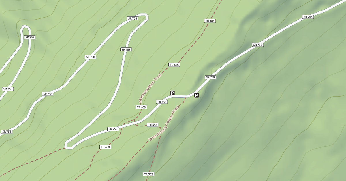 Map preview of WOODSTOCK P-LOT #3 (TOP)