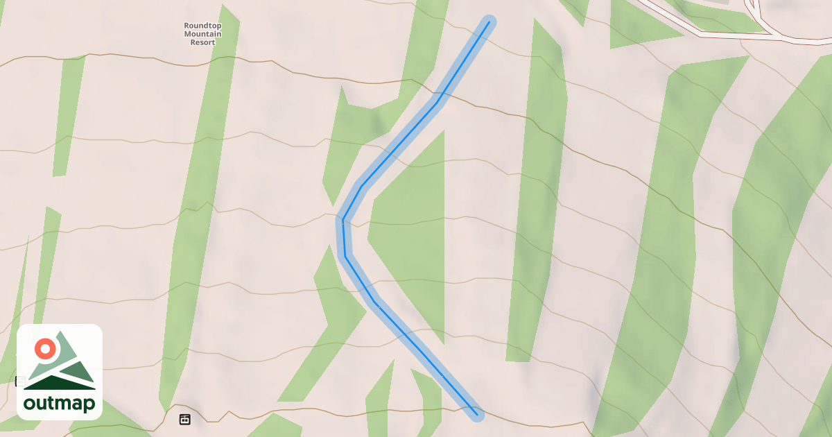Map of Lower Lafeyette Leap
