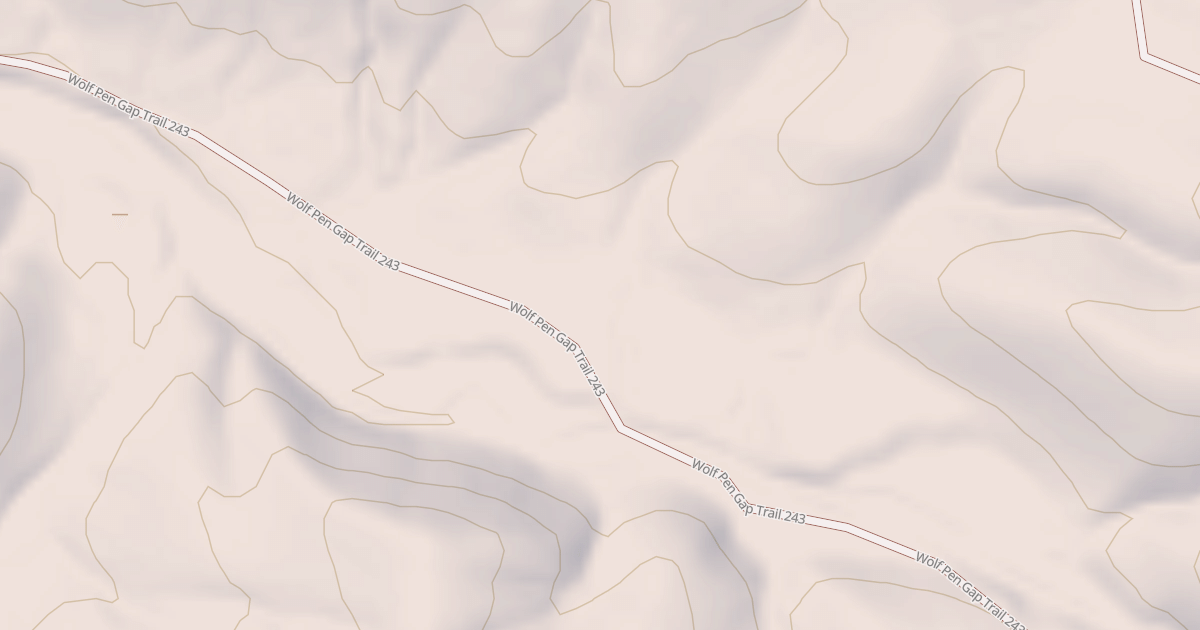 Map preview of USFS National Forest System Roads {2A37E7BB-1BE4-4EAE-8368-1FE8B1F0936A}