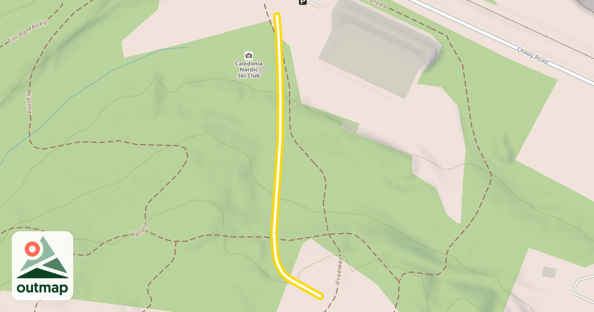 Map of Caretaker Hill