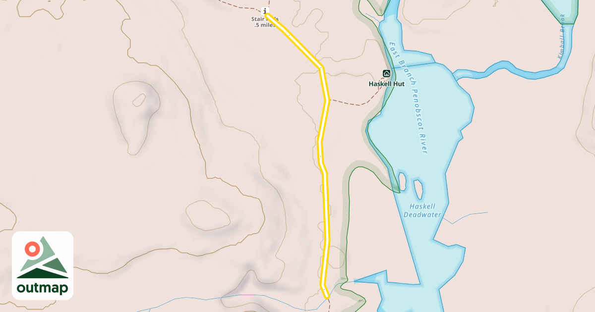 Map of International Appalachian Trail