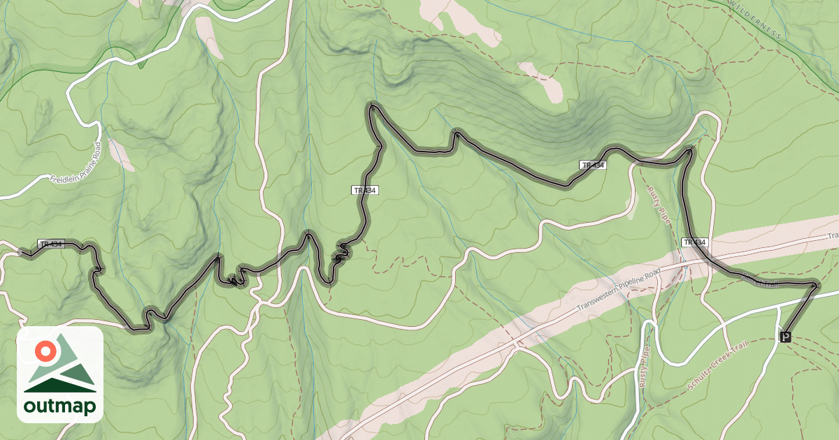 Map of Secret Trail