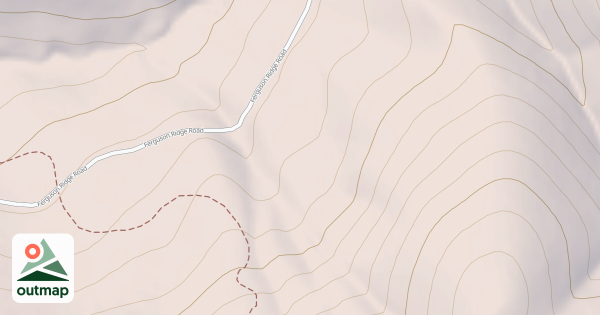 Map of FERGUSON RIDGE T1