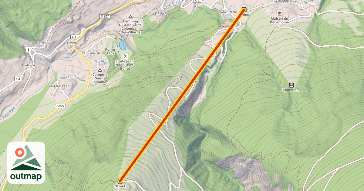 Map of Ormet